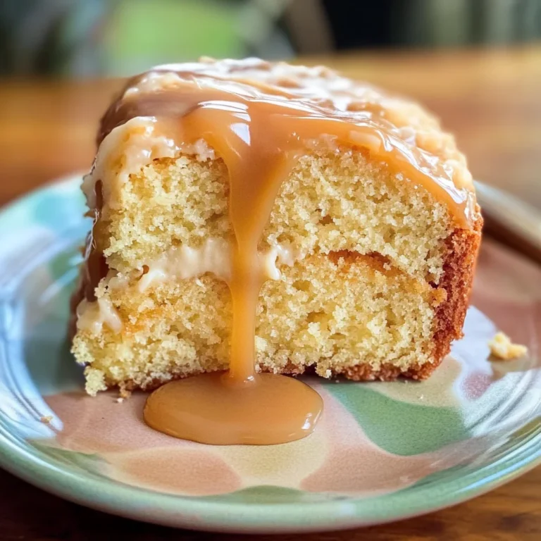 Buttermilk Cake With Caramel Icing