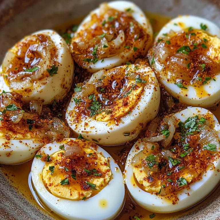 Cajun Boiled Eggs with Spicy Garlic Butter Sauce : Keto Late-Night Snack