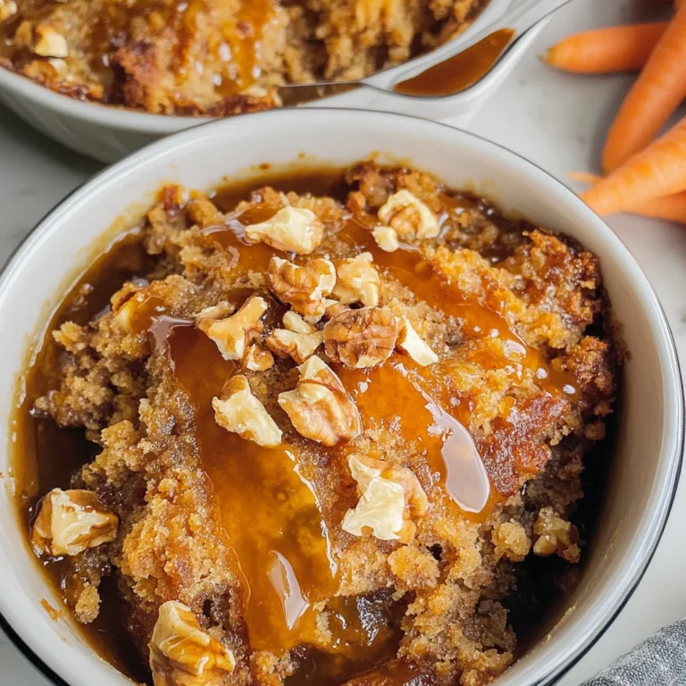 Carrot Cake Cobbler