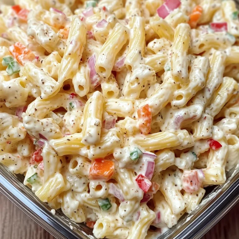 Cheddar Sour Cream Macaroni Salad Recipe