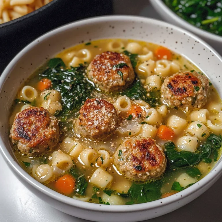 Chicken Meatball Soup
