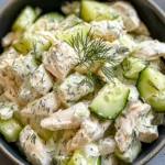 Creamy Cucumber Dill Chicken Salad