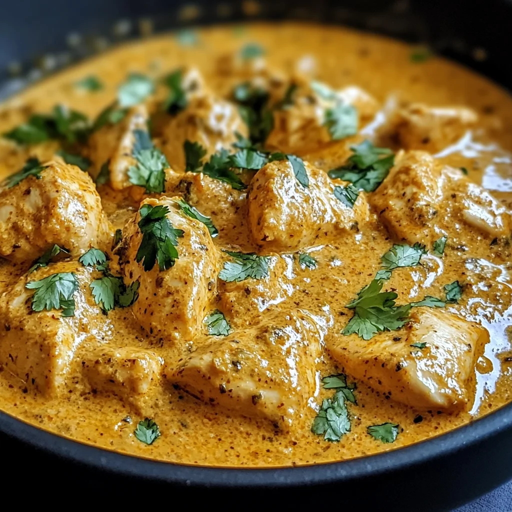 Creamy Homemade Chicken Korma Perfect with Flatbread or Rice