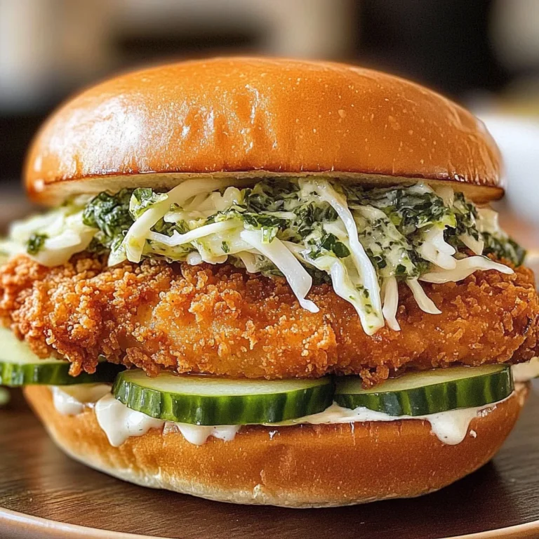 Crispy Cilantro Lime Chicken Sandwich (Air-Fried or Oven Baked)