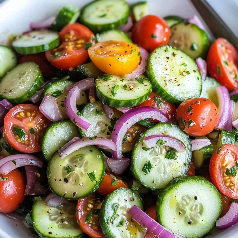 Cucumber Tomato Salad