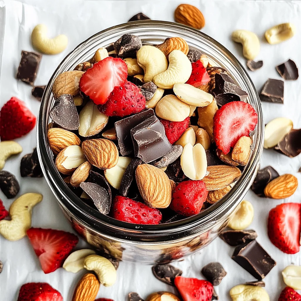 Dark Chocolate Trail Mix Recipe {Heart Healthy}