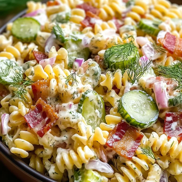 Dill Pickle Bacon Pasta Salad That Will Wow Your Taste Buds