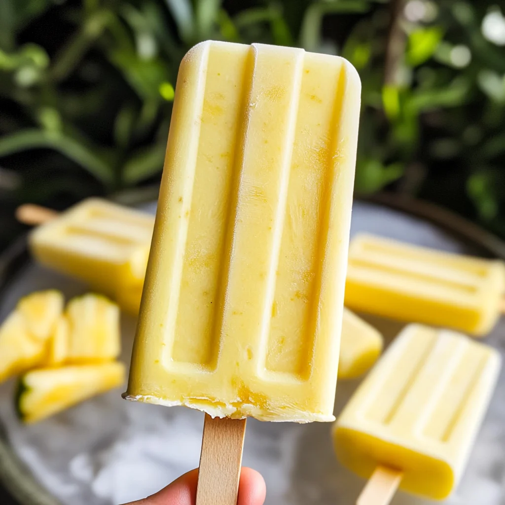 Dole Whip Popsicles