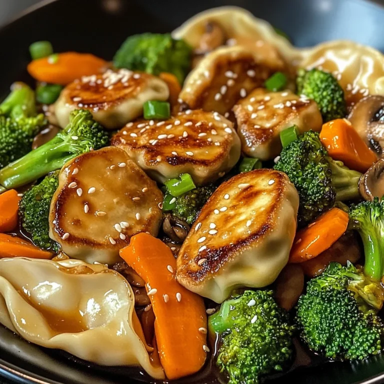 Enjoy a Tasty Potsticker Stir Fry in Just 30 Minutes!