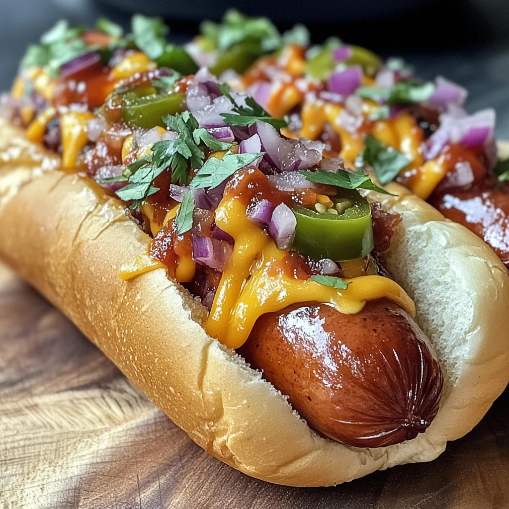Flavorful Firecracker Hot Dogs