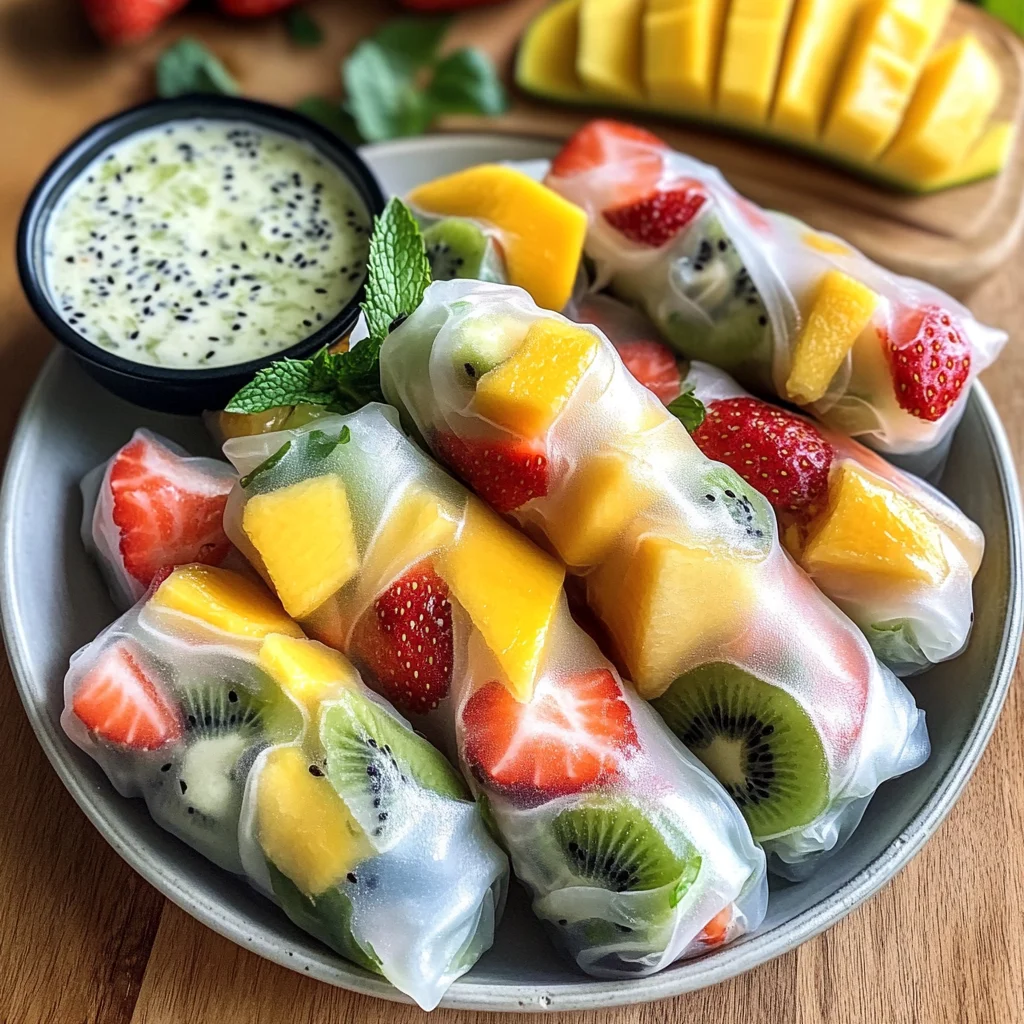 Fruit Spring Rolls