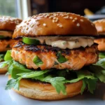 Grilled Salmon Burgers