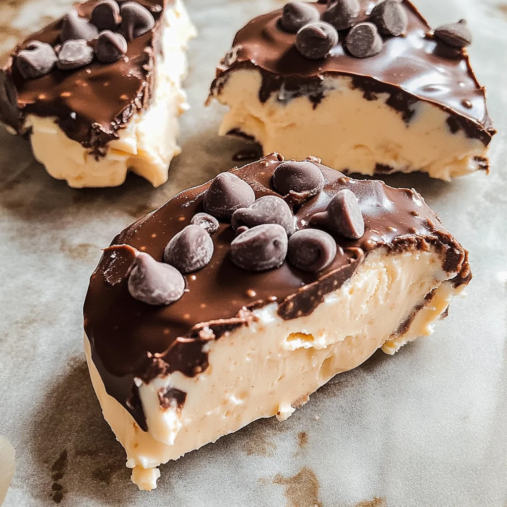High Protein Frozen Peanut Butter Greek Yogurt Bites