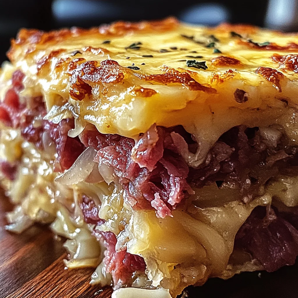 Homemade Reuben Bake
