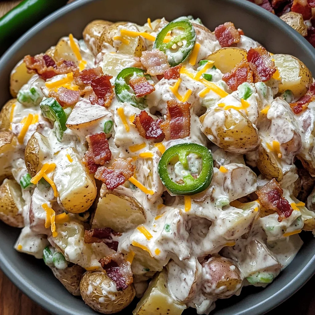 Jalapeno Popper Roasted Potato Salad
