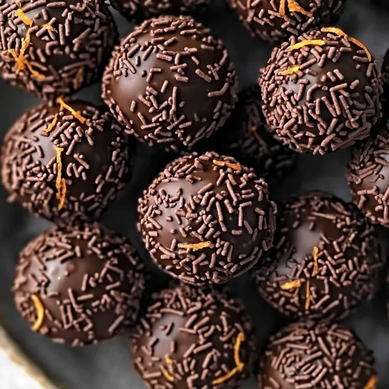 Juicy Orange Chocolate Christmas Truffles