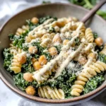 Kale Caesar Pasta Salad