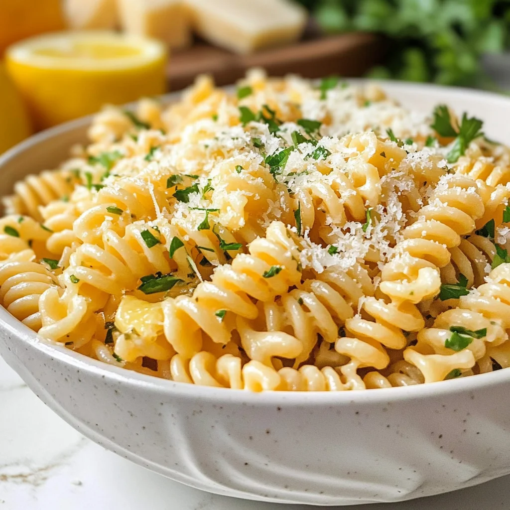 Lemon Parmesan Pasta Salad