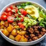 Loaded Potato Taco Bowl