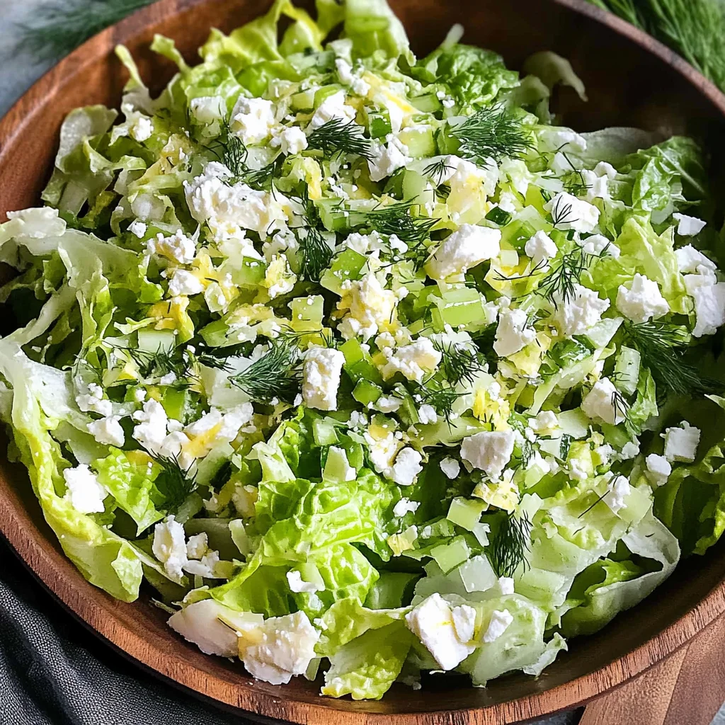 Maroulosalata (Greek Lettuce Salad)