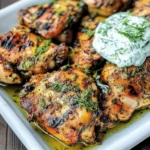 Mediterranean Grilled Chicken Thighs