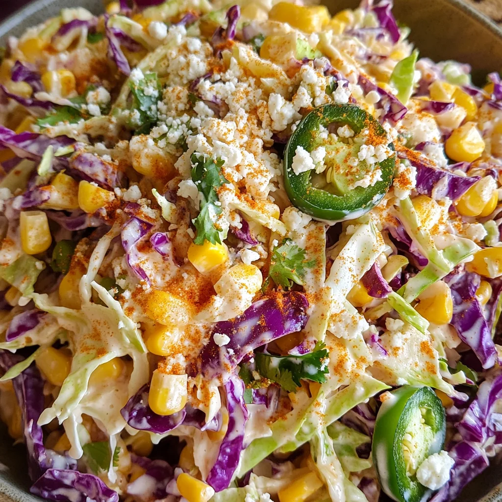 Mexican Street Corn Coleslaw