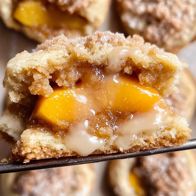 Peach Cobbler Cookies