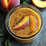 Peach Honey Dijon Balsamic Vinaigrette: Sweet Summer Delight