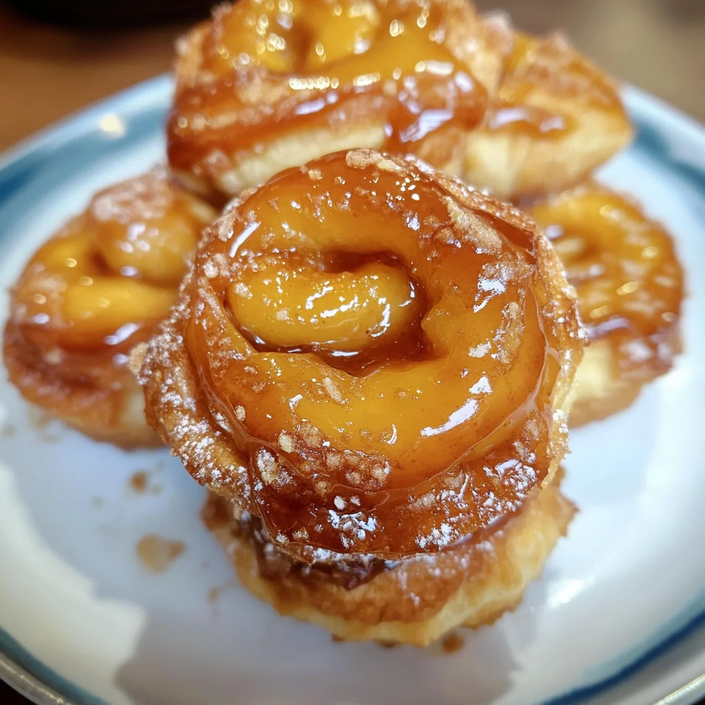 Peach Pie Cruffins Recipe