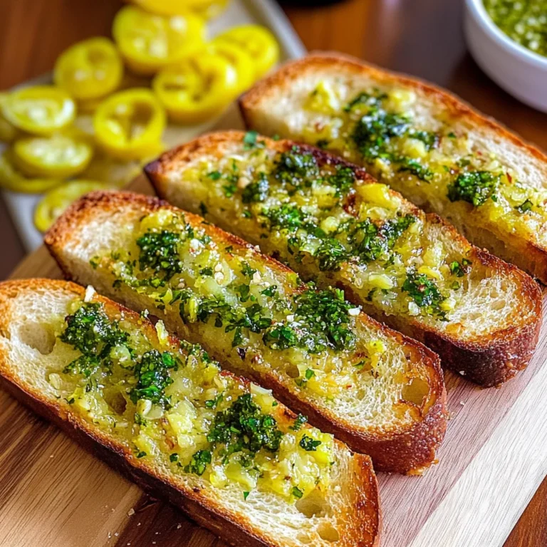 Peperocini Garlic Bread