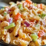 Pink Cadillac Pasta Salad – Creamy, Tangy, and Picnic-Perfect