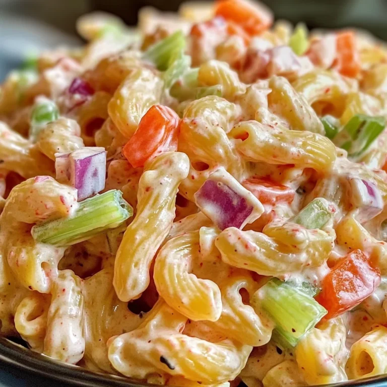 Pink Cadillac Pasta Salad – Creamy, Tangy, and Picnic-Perfect