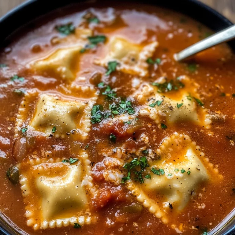 Ravioli Soup