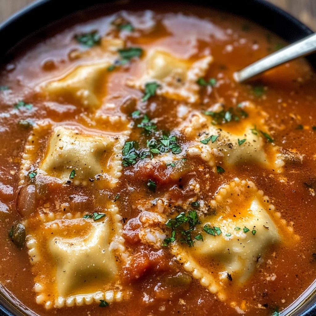 Ravioli Soup