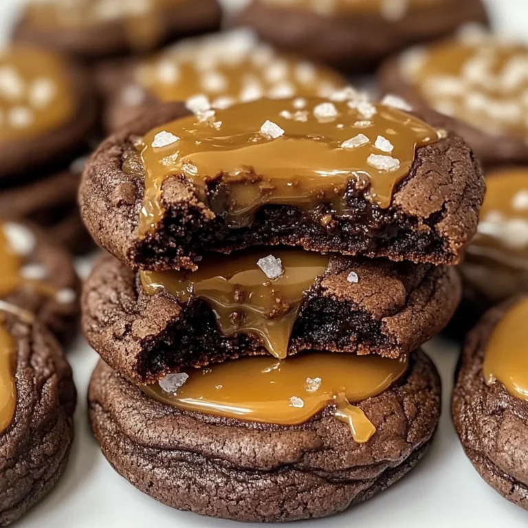 Salted Caramel Chocolate Cookies