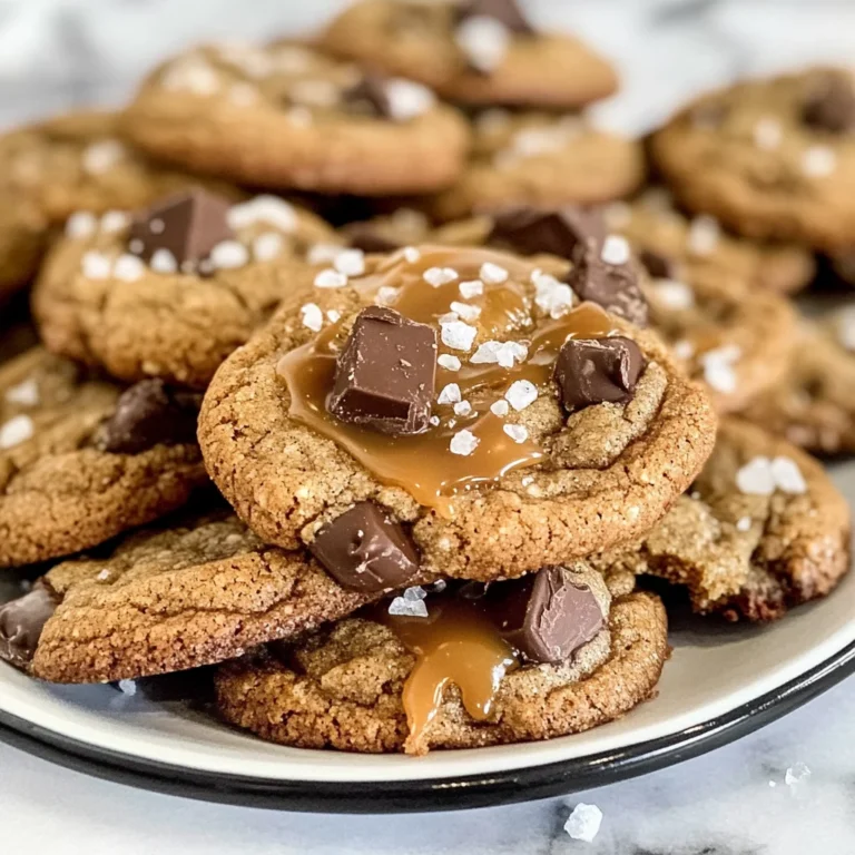 Salted Caramel Mocha Cookies