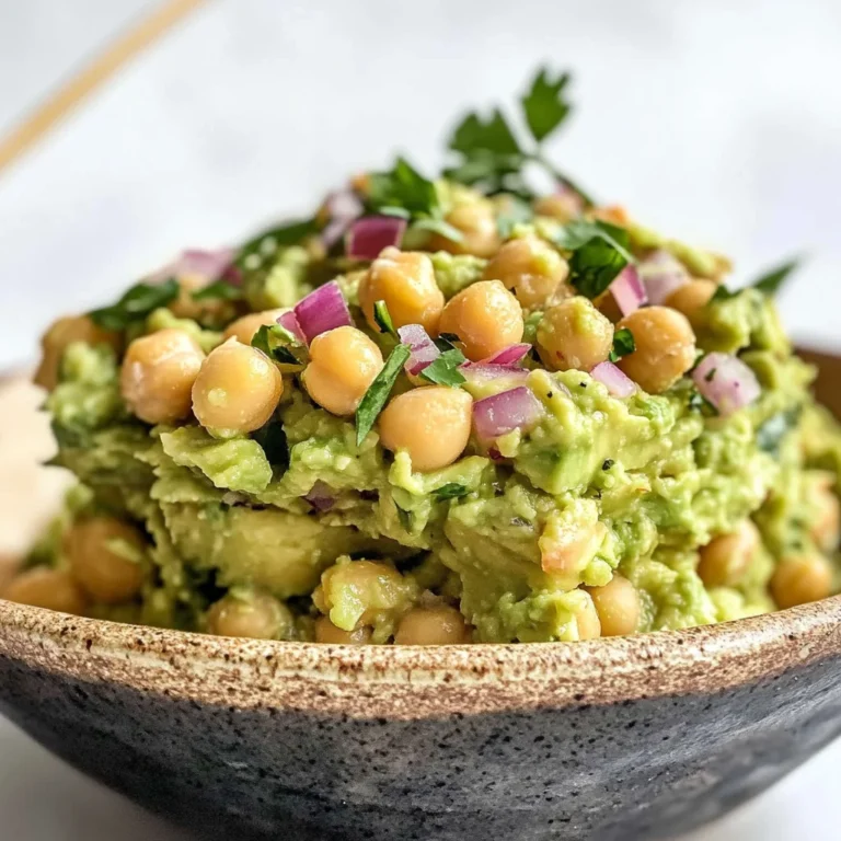Smashed Avocado Chickpea Salad