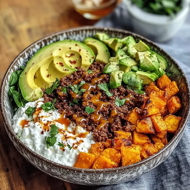 Spicy Cottage Cheese Taco Bowls