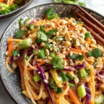 Spicy Thai Spaghetti Salad