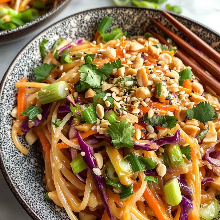 Spicy Thai Spaghetti Salad