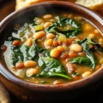 Spinach, Lentil, and Butter Bean Soup