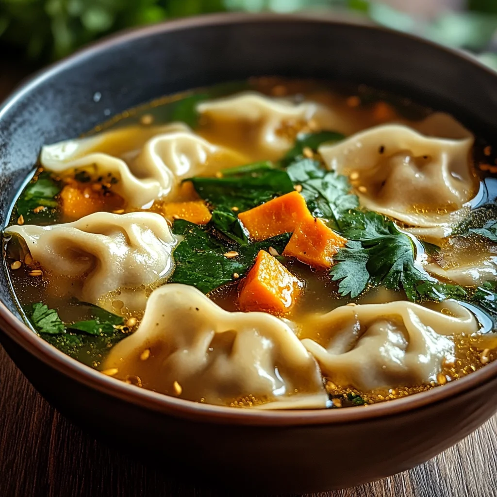 Thai Potsticker Soup