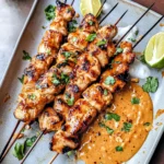 Thai Satay Chicken with Peanut Sauce
