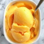 The Best Peach Sorbet Without Ice Cream Maker
