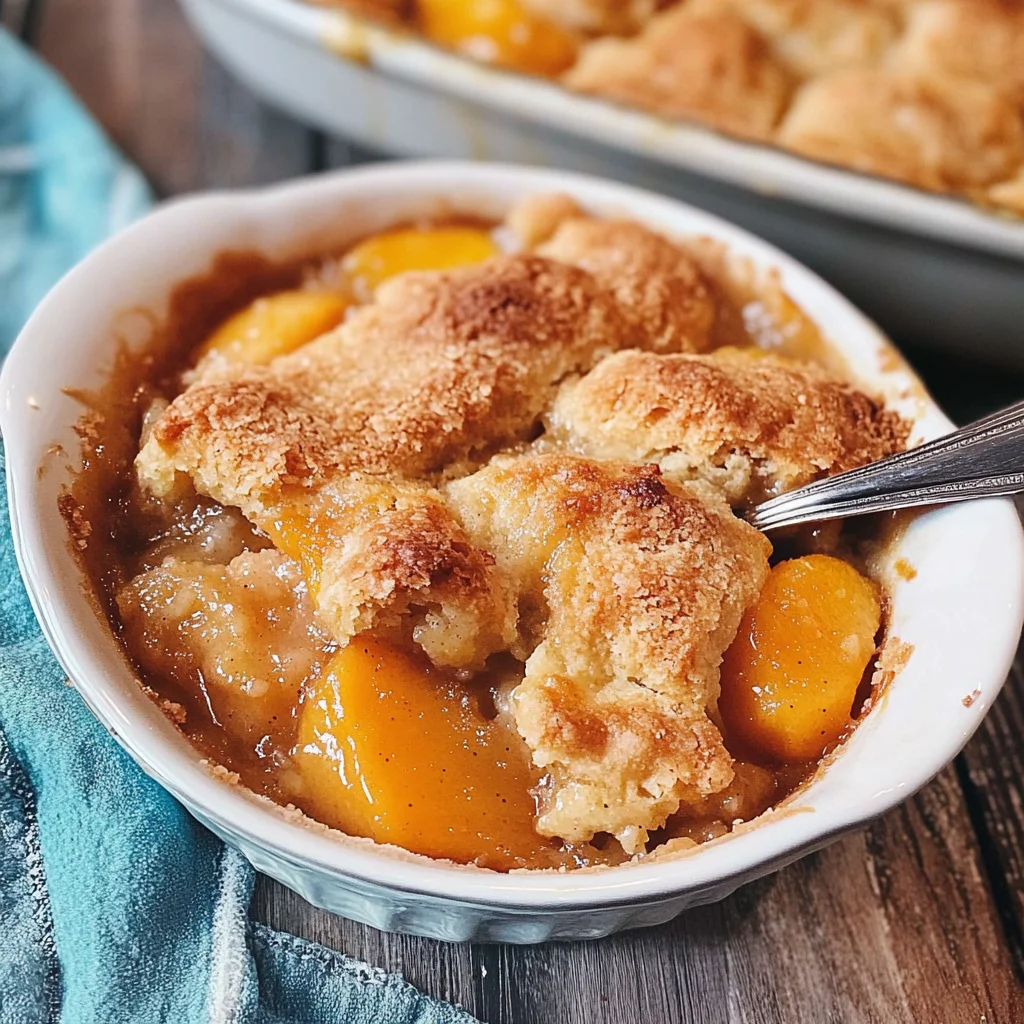 The Best Southern Peach Cobbler Recipe