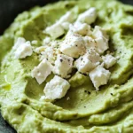 avocado feta protein dip (quick snack)