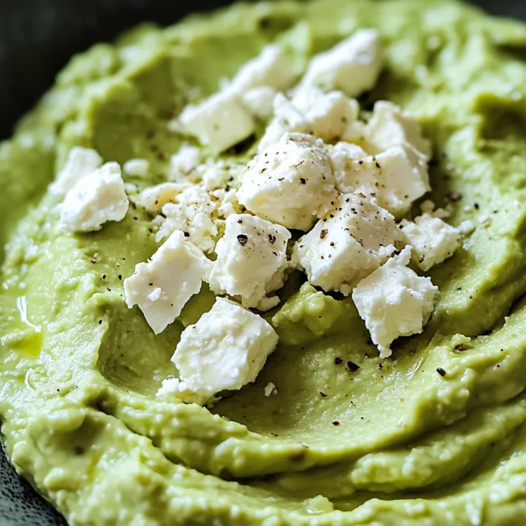 avocado feta protein dip (quick snack)