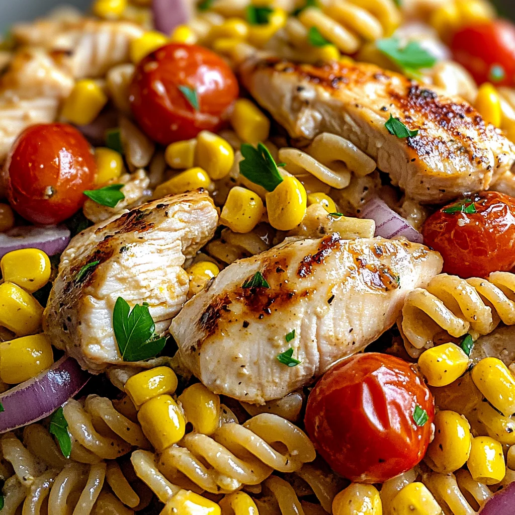honey mustard chicken pasta salad