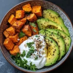 sweet potato snack bowl (easy & healthy)