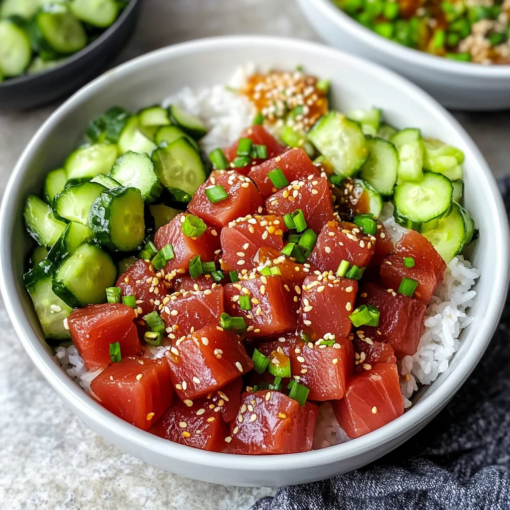 Ahi Tuna Poke Bowl